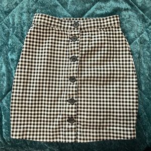 Checkered skirt